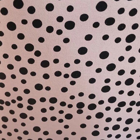 NY Collection Top Shirt Women's Pink & Black spotted Size PXL - Picture 4 of 14